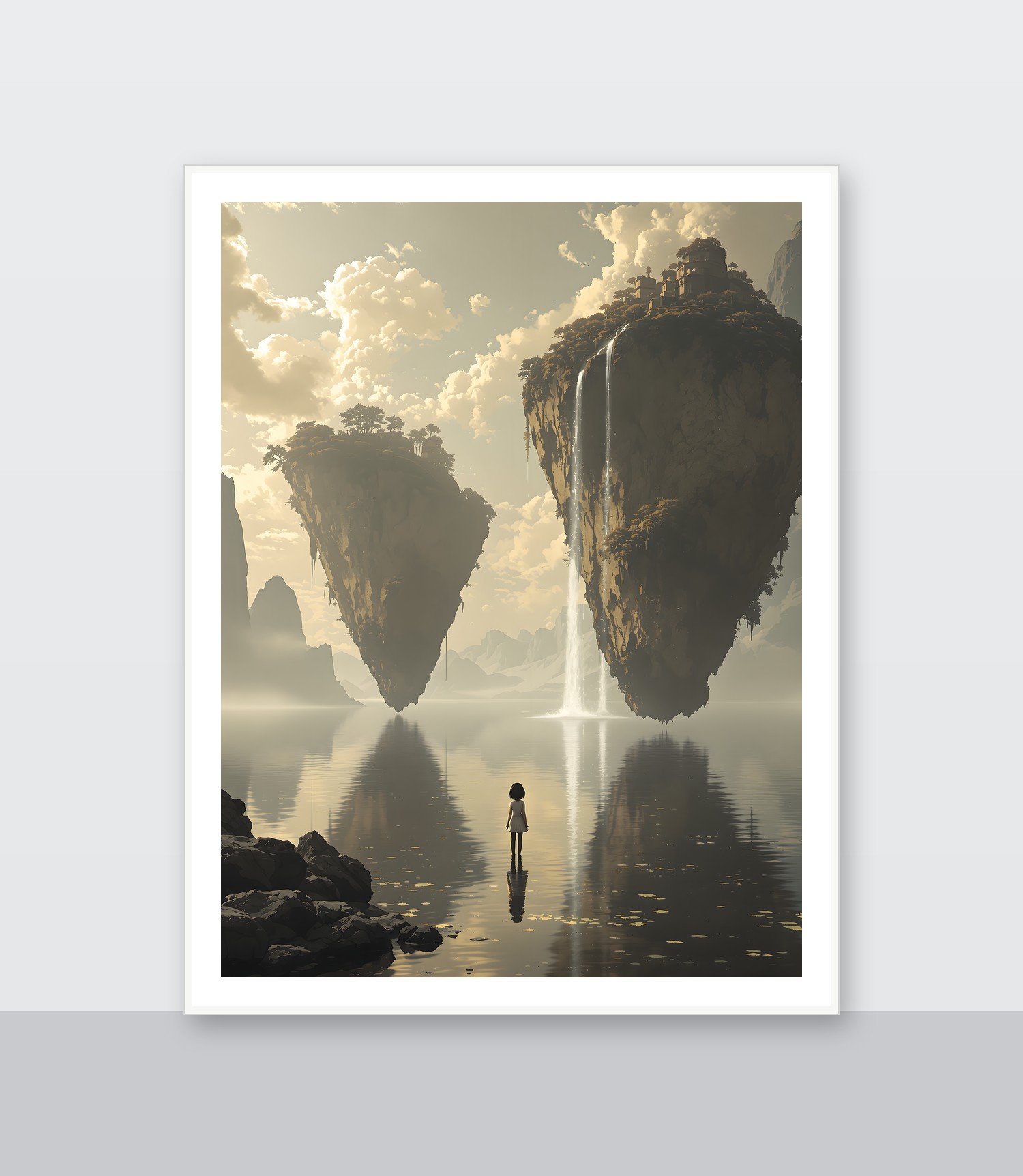 White frame