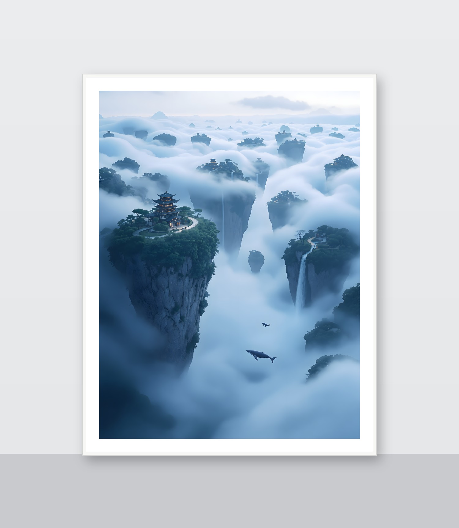 White frame