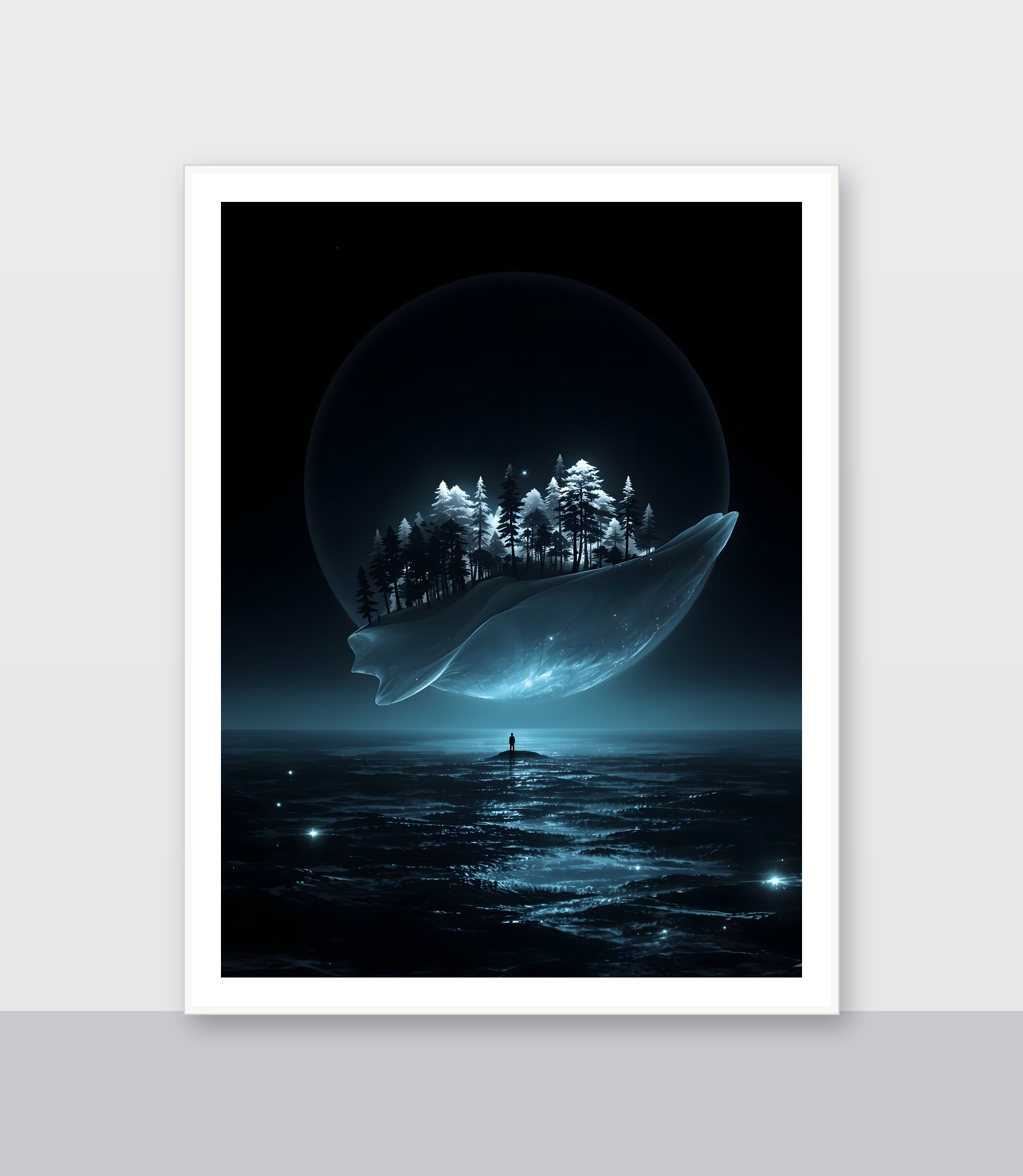 White frame