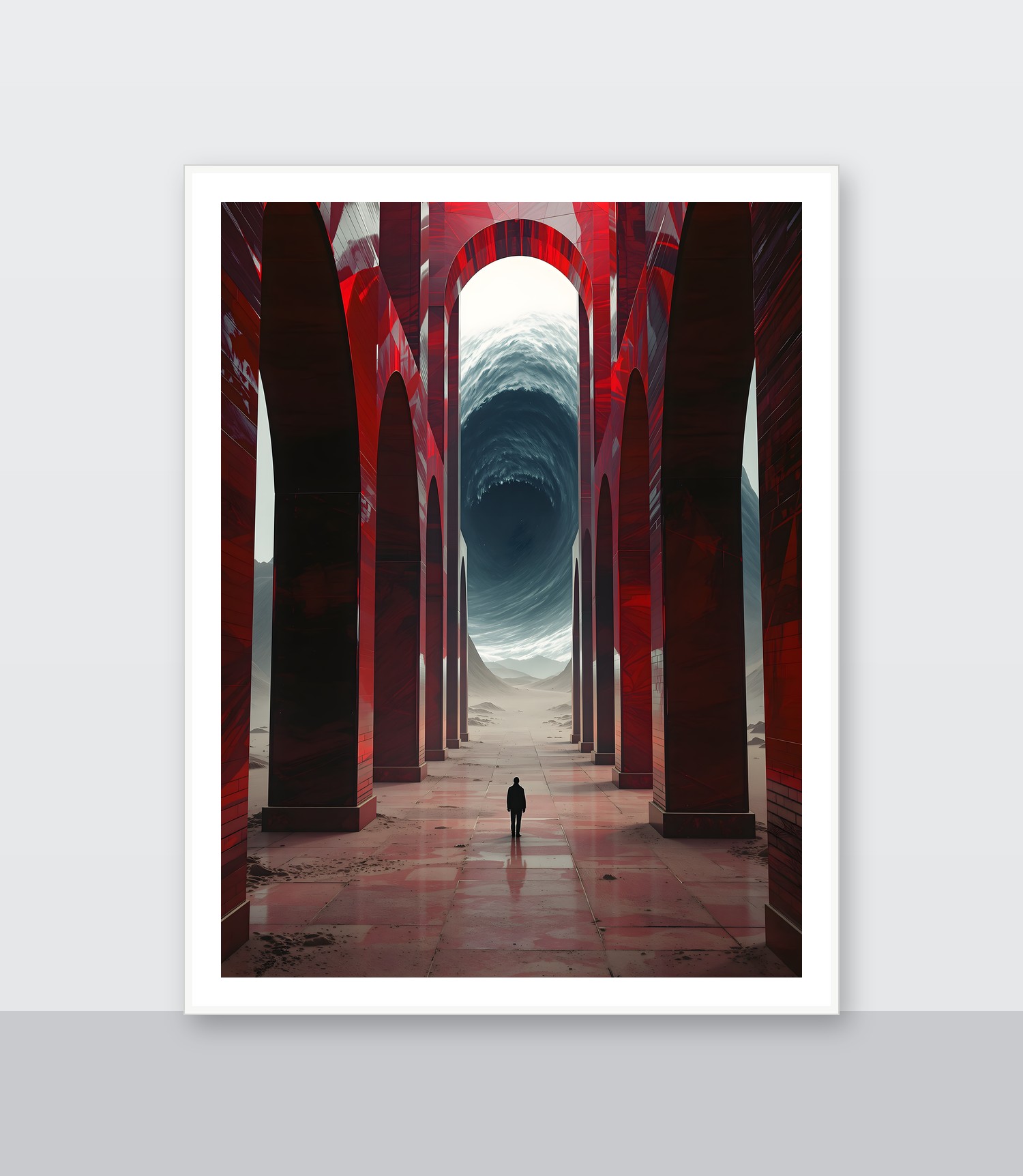 White frame