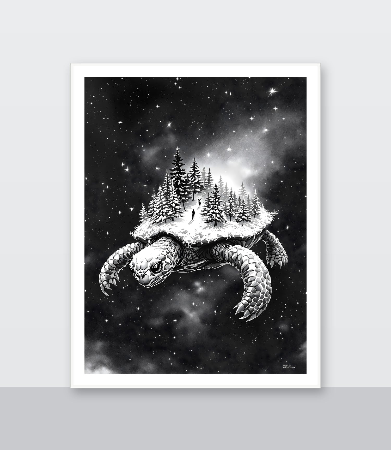 White frame
