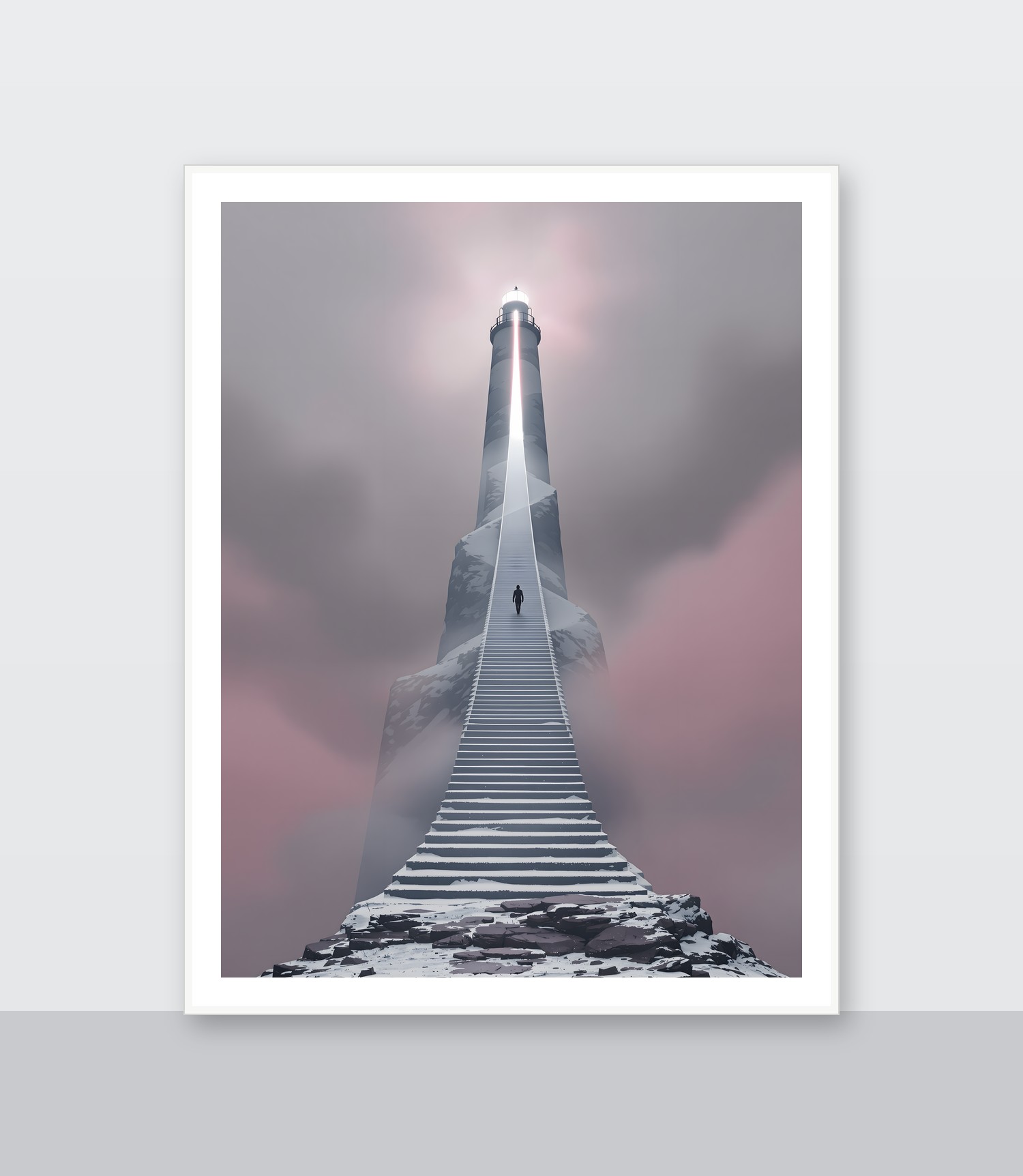 White frame