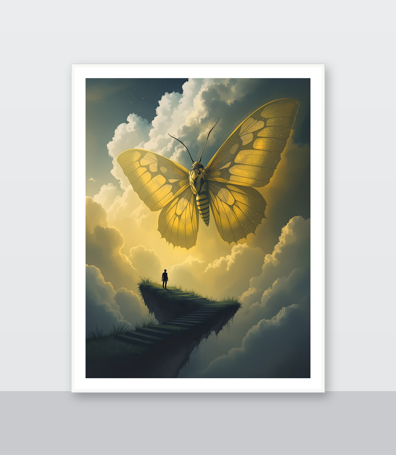 White frame