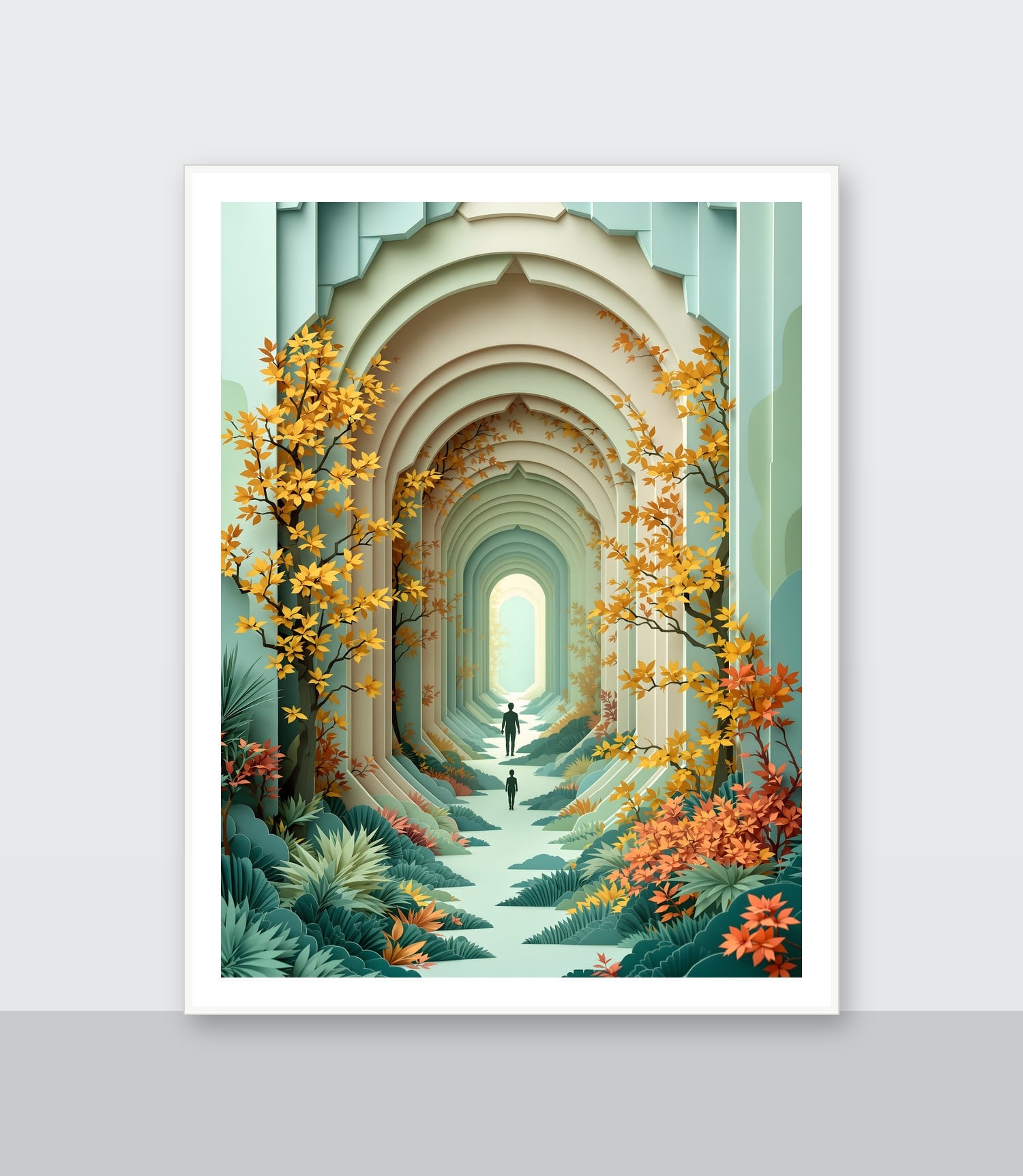 White frame