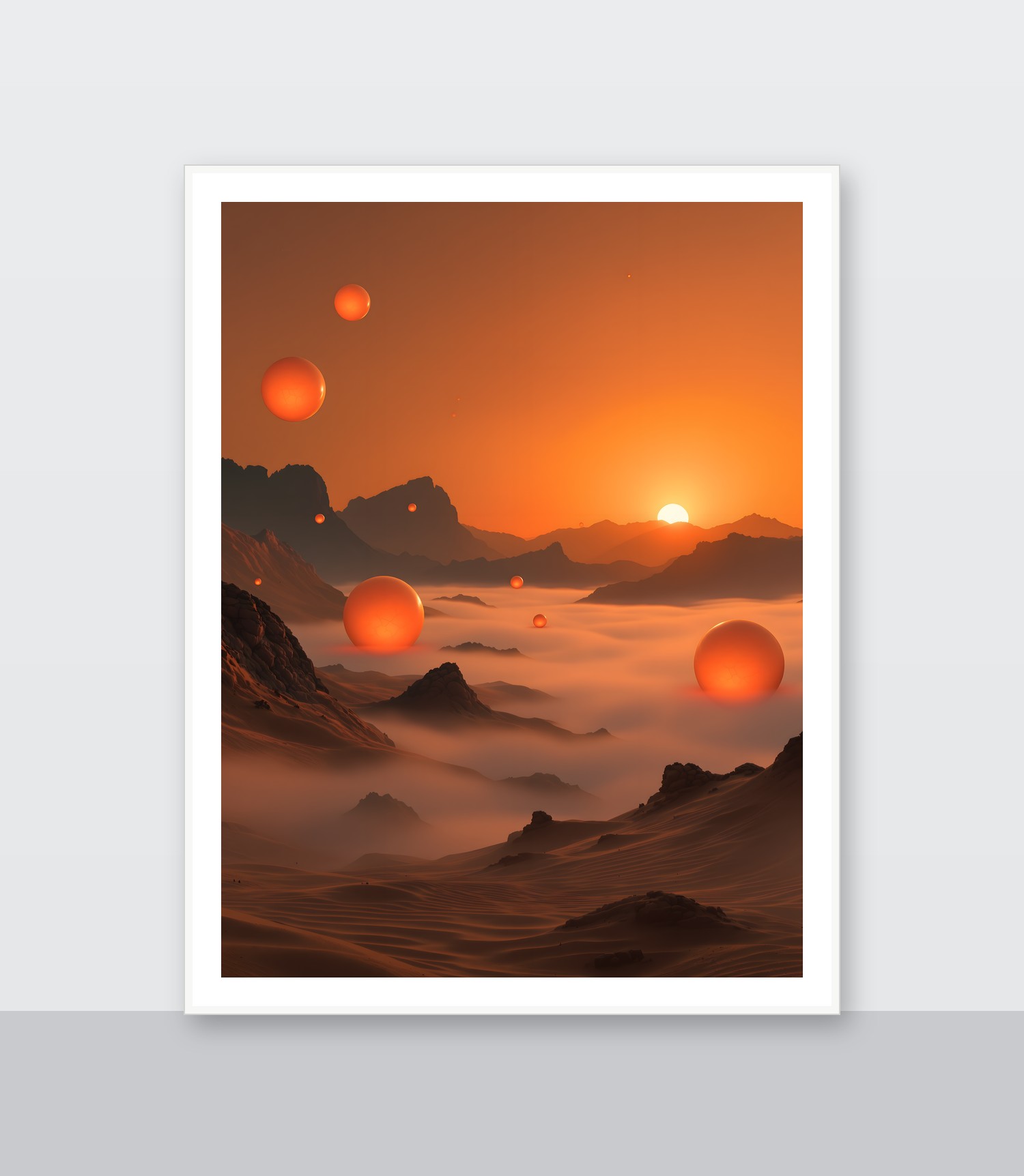 White frame