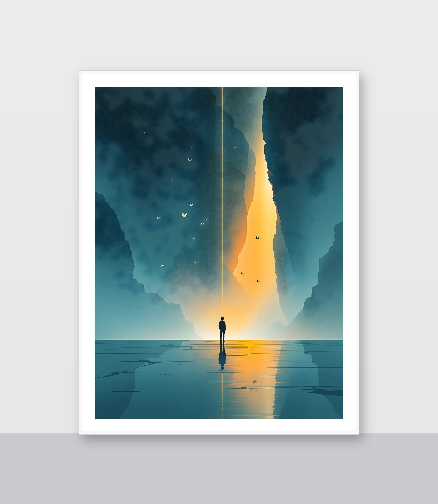 White frame