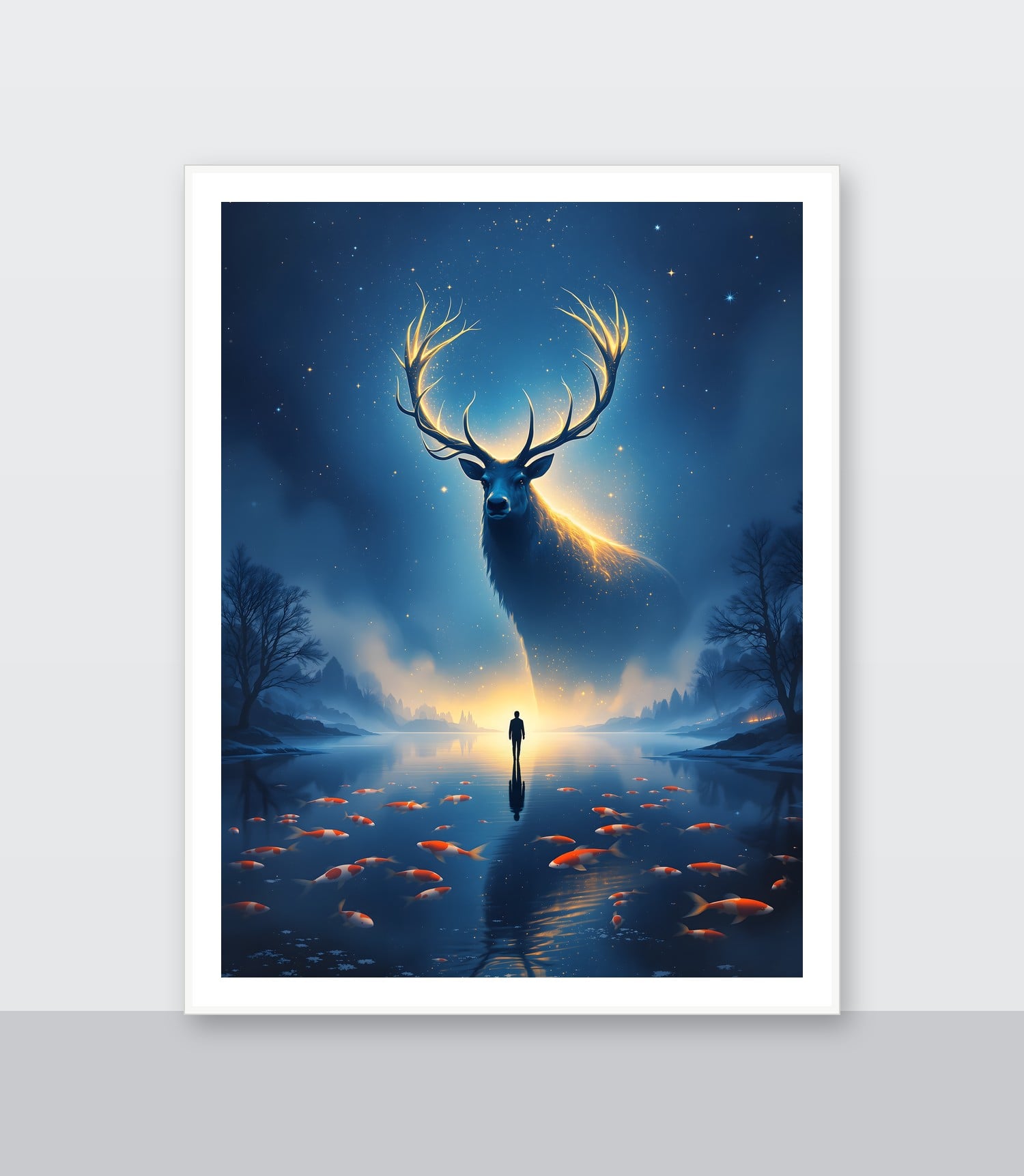 White frame