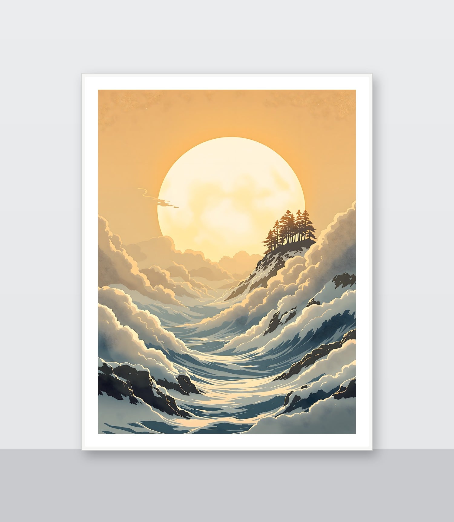White frame