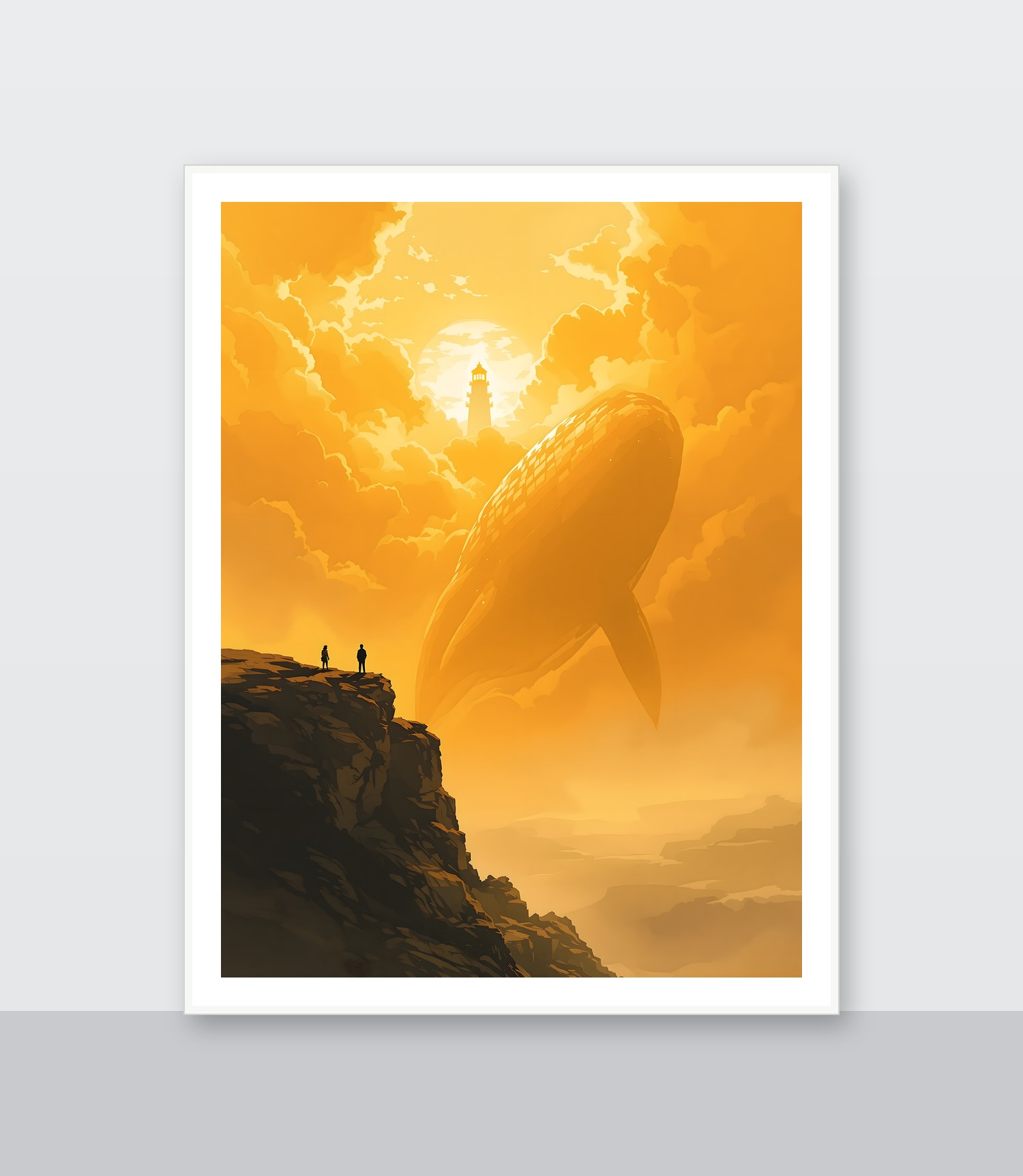 White frame