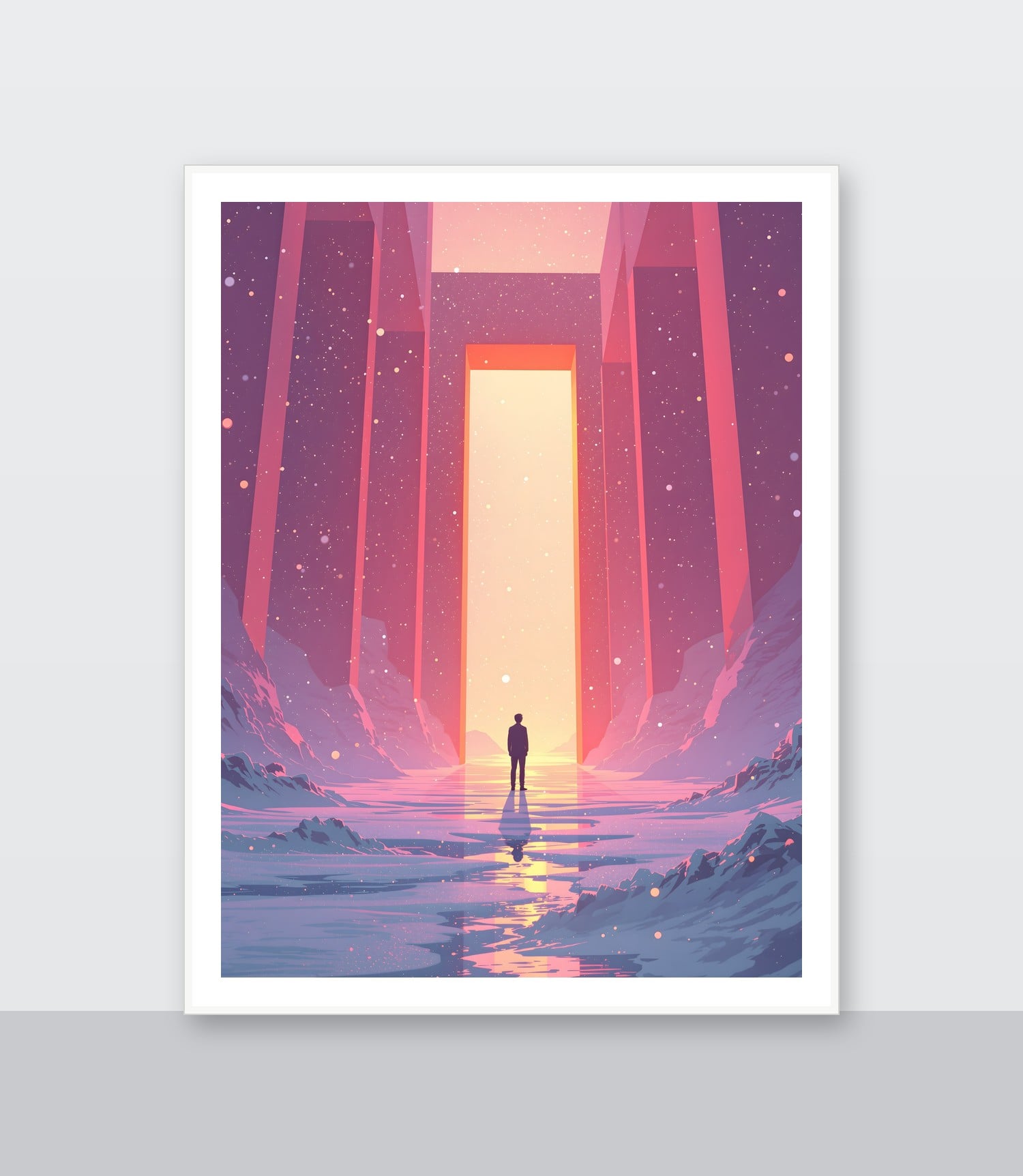 White frame