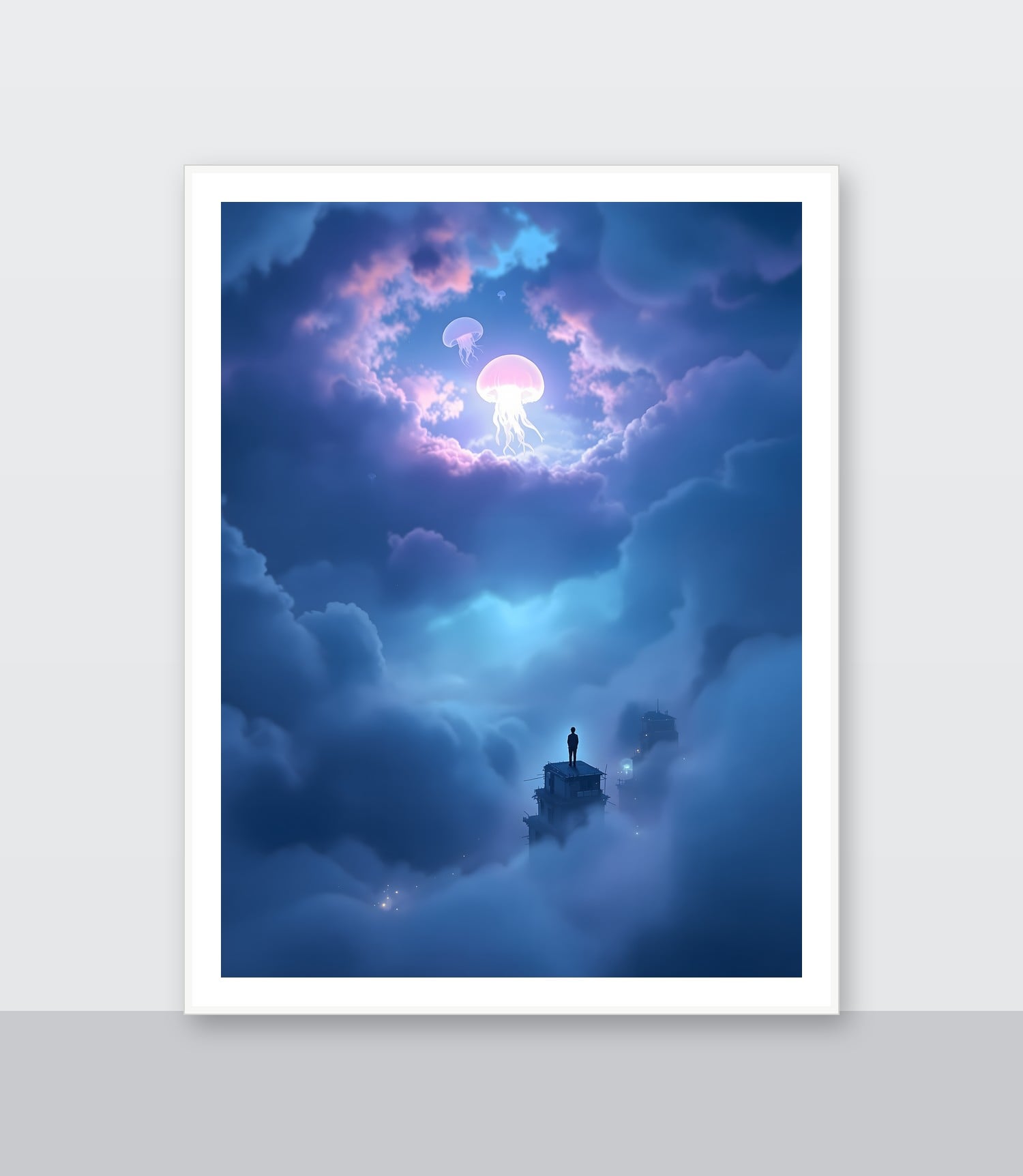White frame